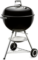 Weber Original Kettle Charcoal Grill, 22-Inch, Black – Classic Outdoor BBQ Grill with One‑Touch™ Cleaning System & Precise Temperature Control Dampers