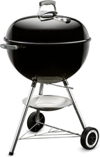 Weber Original Kettle Charcoal Grill, 22-Inch, Black – Classic Outdoor BBQ Grill with One‑Touch™ Cleaning System & Precise Temperature Control Dampers
