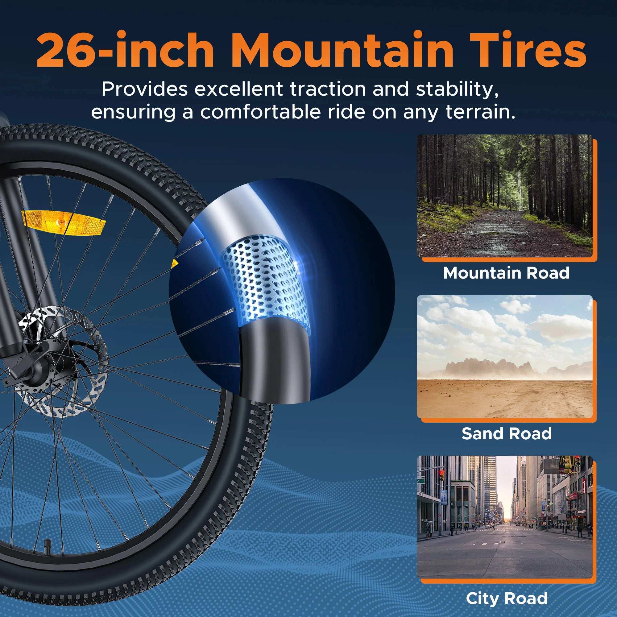 MileTrail Electric Mountain Bike