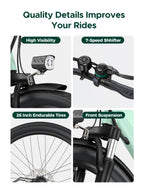MileCity 26" Commuter Electric Bike