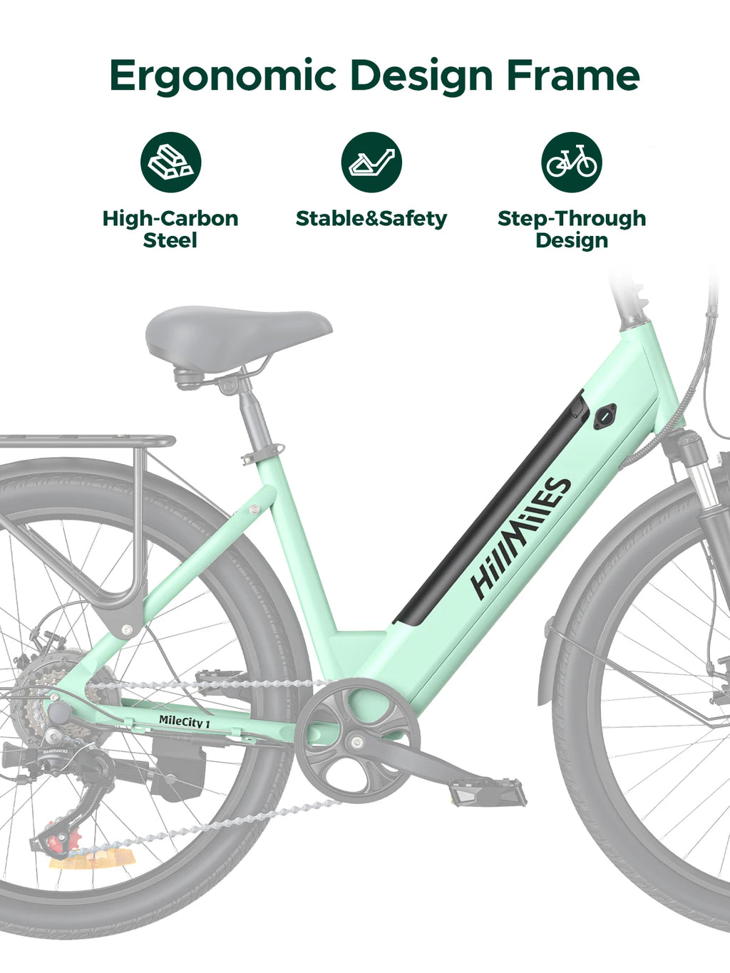 MileCity 26" Commuter Electric Bike