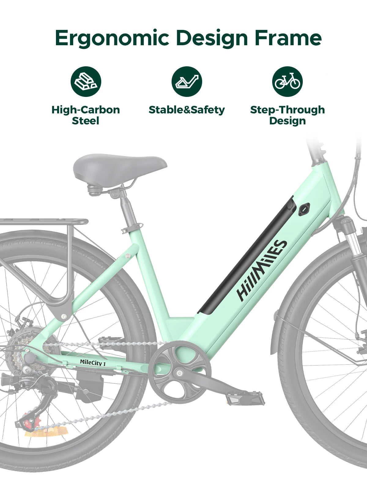 MileCity 26" Commuter Electric Bike