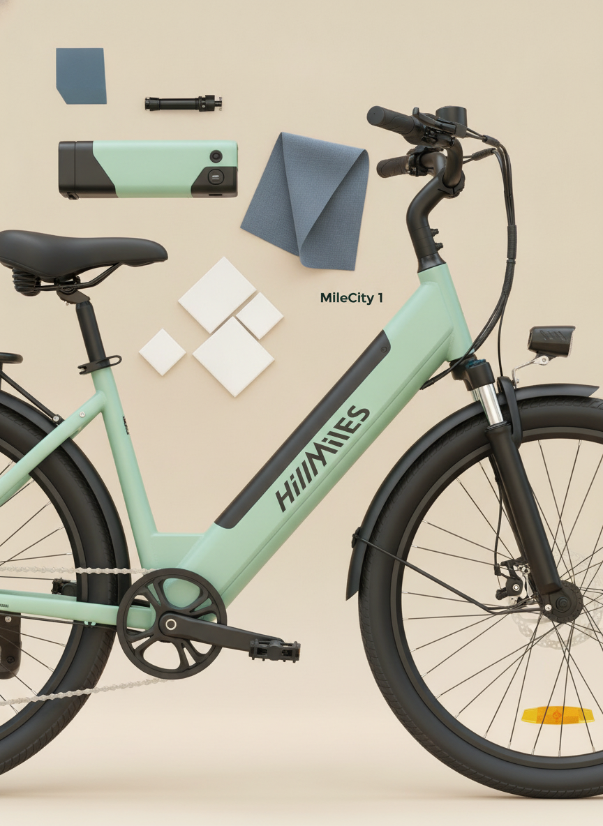 MileCity 26" Commuter Electric Bike - luxury-product-features